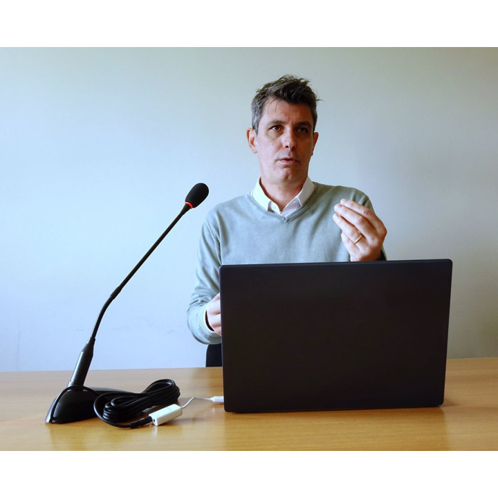 EMPIRE Microfono da scrivania  SCHEDA AUDIO USB